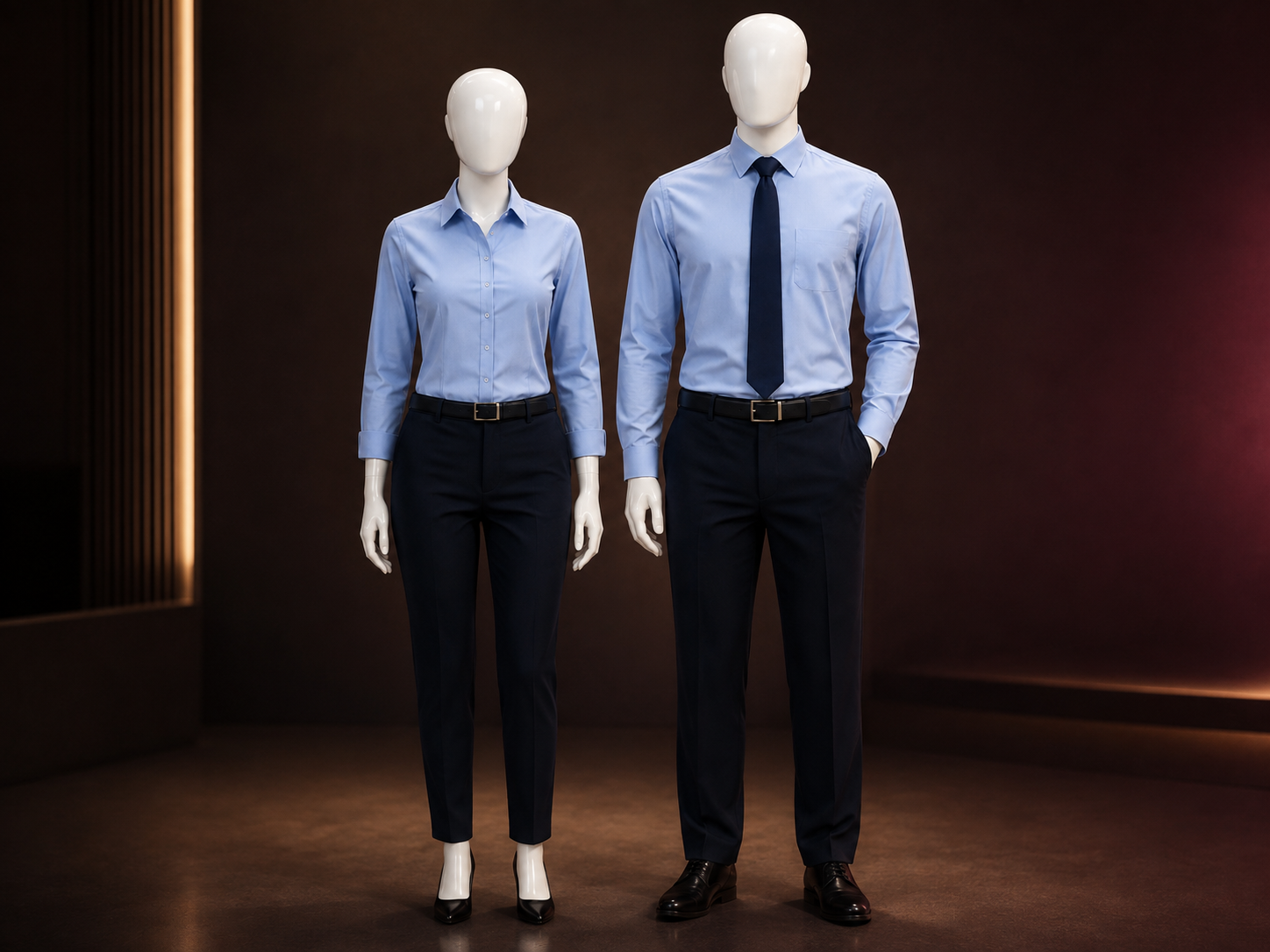 Corporate uniform style reference